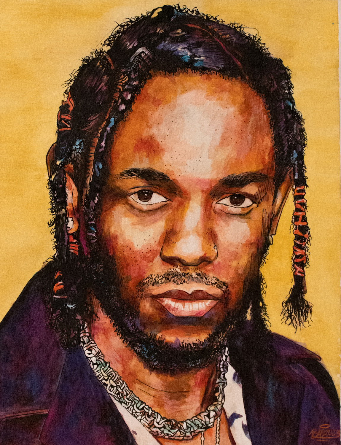 more of my work kendrick lamar illustration