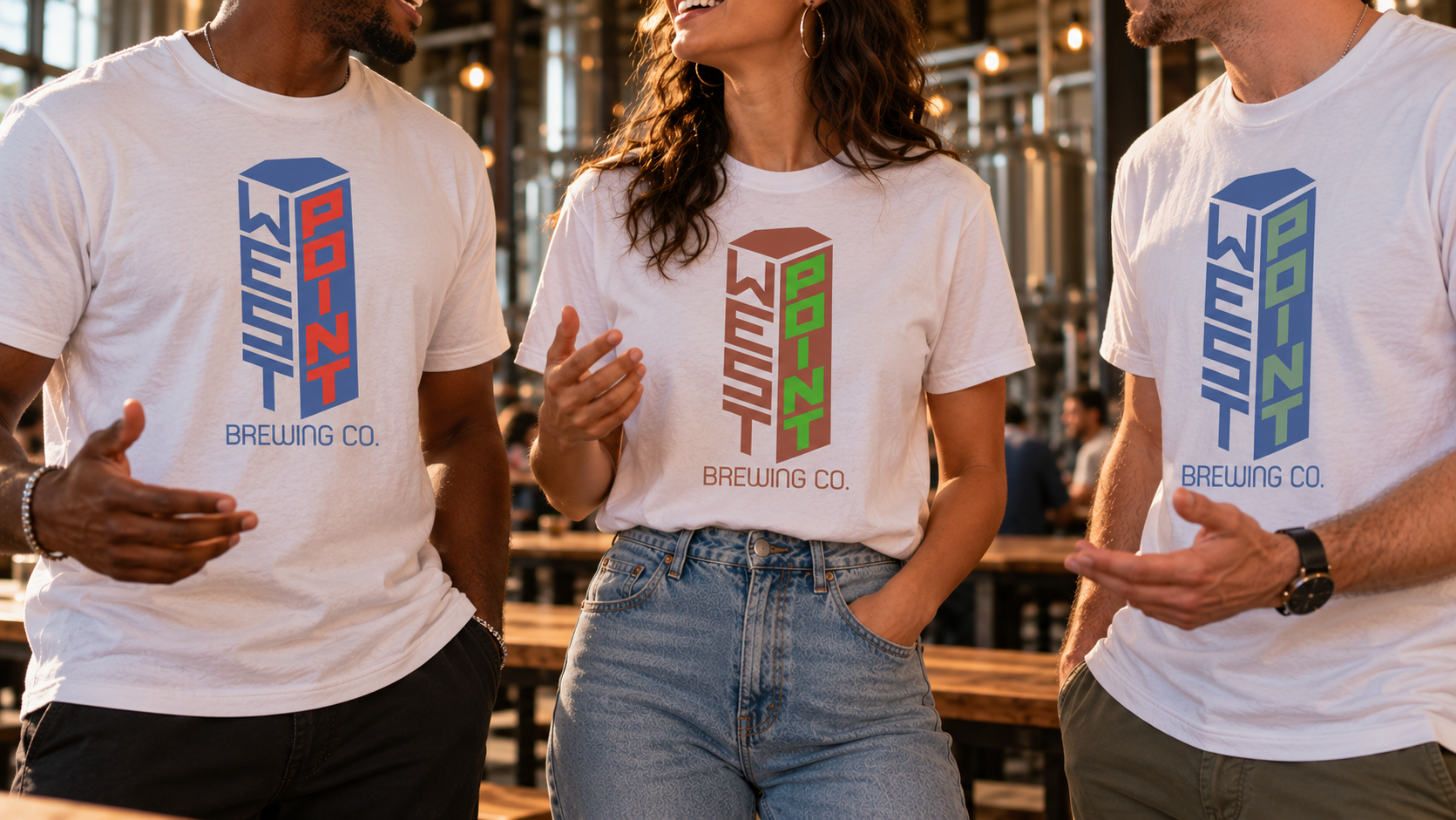 West Point Brewing T-shirt mockup